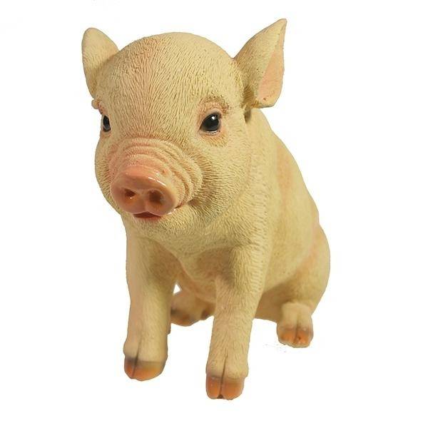 Фигура декоративная "Поросенок Портос"(вид №2)L17W7.5H14.5 82-0438 фото 1 — Egidius.ru