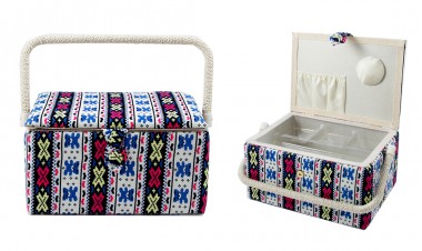 Шкатулка для рукоделия Сундучок 26*19*14см  115-062 — Egidius.ru