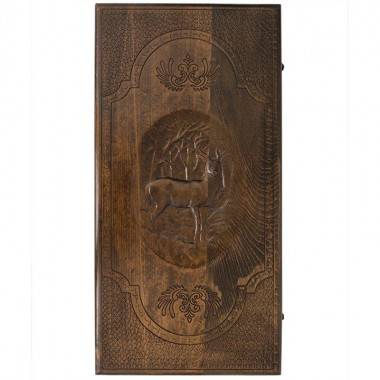 Настольная игра: Нарды резные &quot;Олень&quot;, Ustyan, Армения 4-2-096 — Egidius.ru