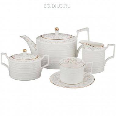 Чайный сервиз на 6 персон 15 пр.1100/400/300/250 мл. 303-092 — Egidius.ru