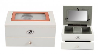 Шкатулка-фоторамка 2-ярусная Moretto 18*13*10см  115-512 — Egidius.ru