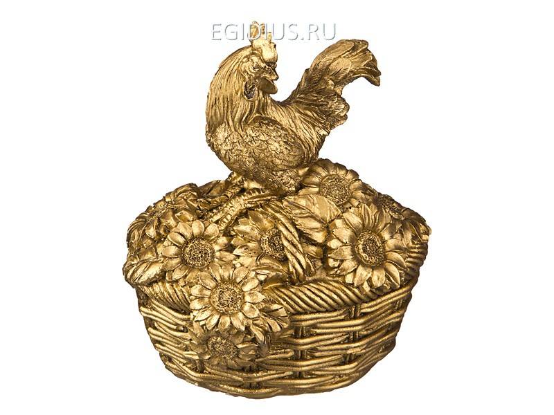 Копилка "фермерский петух" 9,3*7*11 см. 330-673 фото 1 &mdash; Egidius.ru