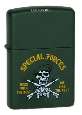 Special Forces Зажигалка Zippo 4*6см  100-407 фото 1 — Egidius.ru