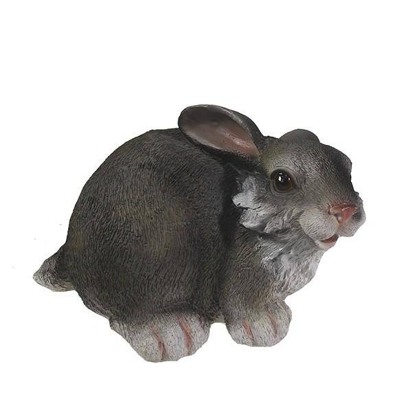 Фигура для дачи "Зайчик-толстун"L20W16H12см 81-6664 фото 1 — Egidius.ru