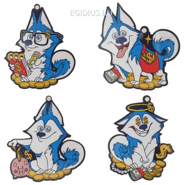 Магнит Собачка, H6.5 см, 4в. 81-3909 фото 1 — Egidius.ru