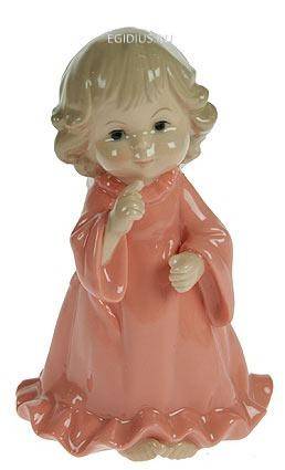 Статуэтка "Ангелочек", фарфор 15см  113-025 фото 1 — Egidius.ru