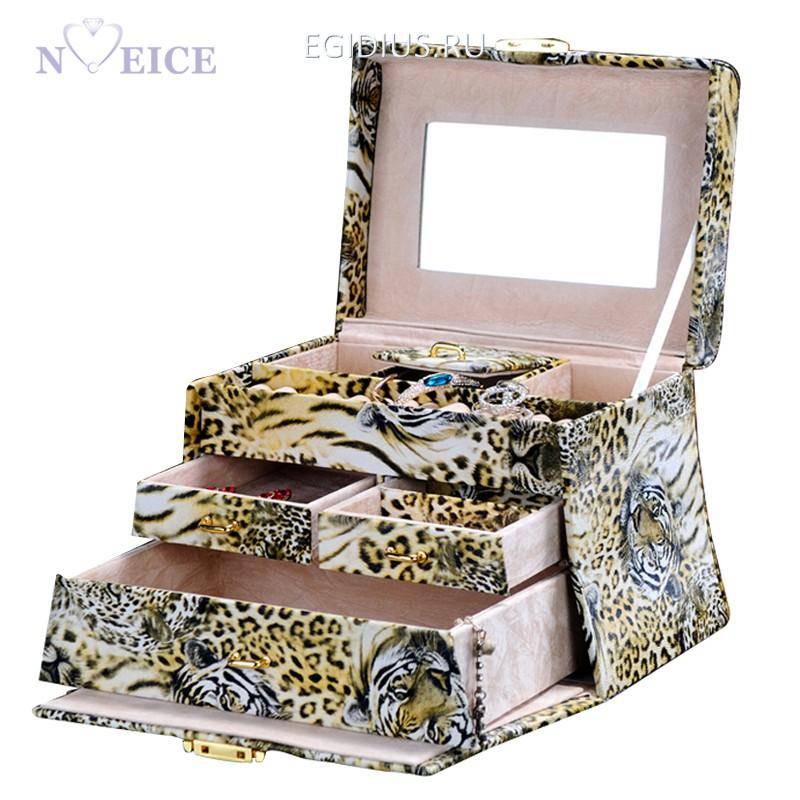Шкатулка для украшений "NOVEICE" (цвет тигр) 24*15*16см 270-236 фото 1 — Egidius.ru