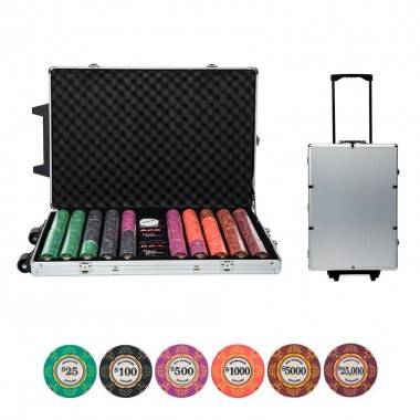 Набор для покера Luxury Ceramic на 1000 фишек 4-5-067 — Egidius.ru