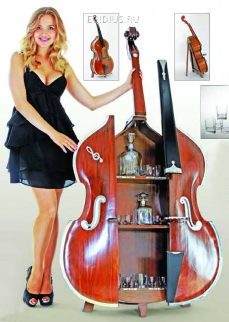 Бар-контрабас, h.176 cm 701-006 фото 1 &mdash; Egidius.ru