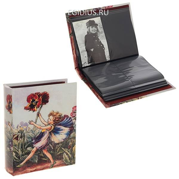 Фотоальбом (10х15 см,200 фото, 50 листов, 4 фото на листе), 23,5х19х6 см, 81-0196 фото 1 &mdash; Egidius.ru