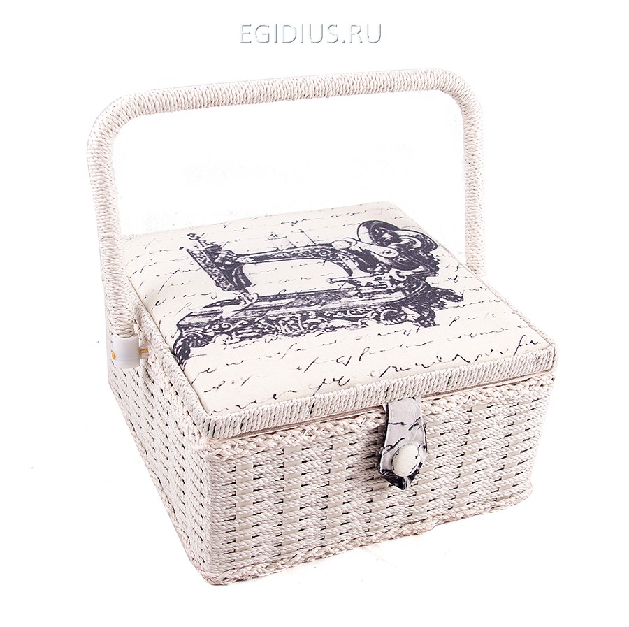 Шкатулка для рукоделия 23*23*13см 110-099 фото 1 &mdash; Egidius.ru