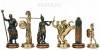 Шахматный набор "Троянская война" (зелен. мет. доска 36х36, дер. короб, фигуры золото/антик) 31-0728 фото 2 — Egidius.ru
