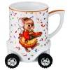 Кружка на колесиках "коллекция мышата" символ года 2020 350 мл 332-962 фото 2 — Egidius.ru