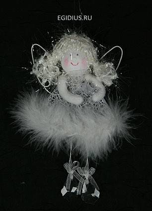 Новогодняя фигурка "Ангелочек" 19см  150-851 фото 1 &mdash; Egidius.ru