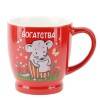 Кружка фарфоровая "Мышь с пожеланиями" v=230мл. (4вида) 410-003 фото 3 — Egidius.ru