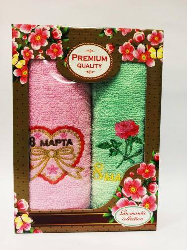 Подарочный набор из 2-х полотенец 65*30 см 281-330 — Egidius.ru