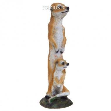 Фигура декоративная Сурикатты семейка 52см 81-6506 — Egidius.ru