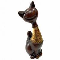 Фигурка &quot;Кошка&quot;, полистоун, 26*15*37см, символ года 2023, кролик, кот, заяц 3-2-174