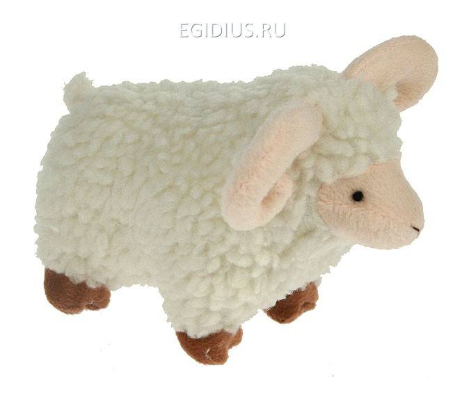 Новогодний сувенир Овечка 15см 150-089 фото 1 &mdash; Egidius.ru