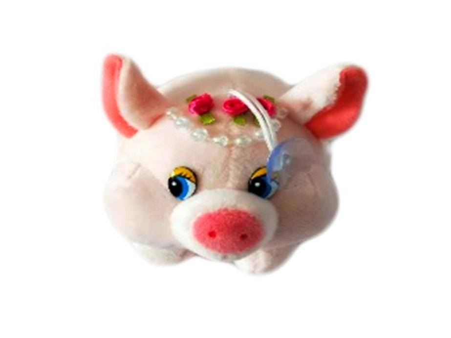 Мягкая игрушка-брелок Свинка S53 9*11.5см 281-206 фото 1 — Egidius.ru