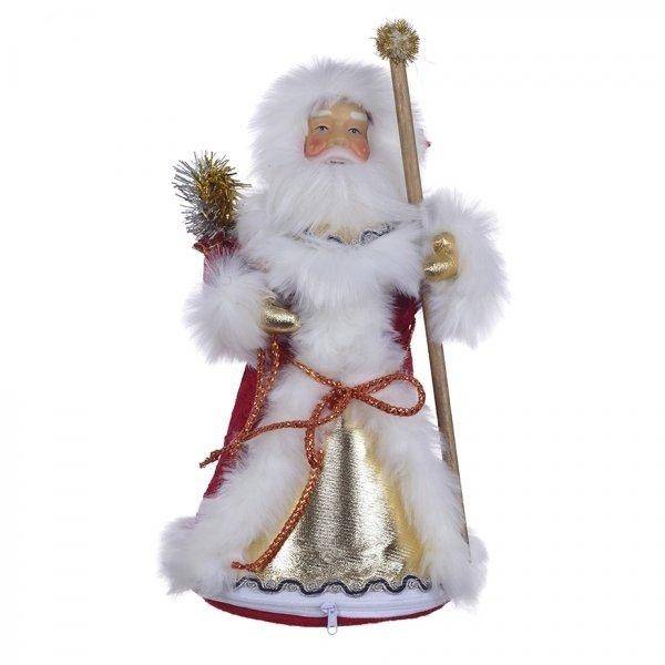 Дед Мороз с ёмкостью для конфет, 40 см 84-0016 фото 1 — Egidius.ru
