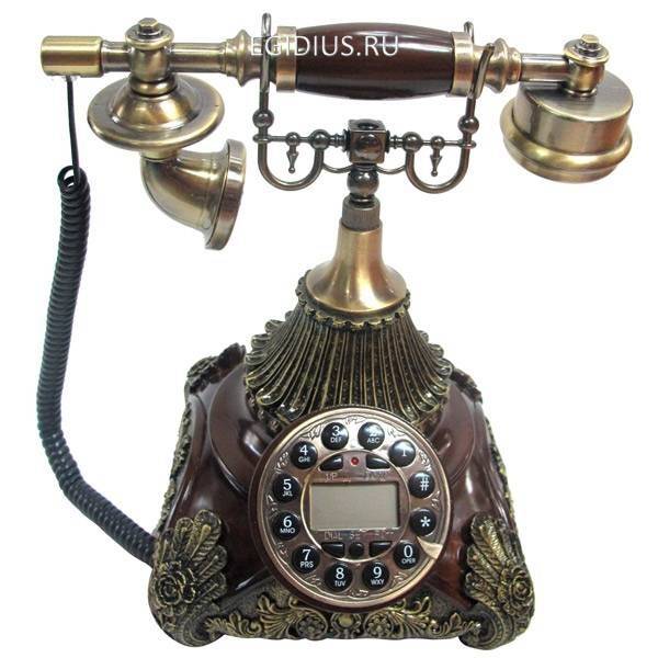 Телефон-ретро, L20 W20 H27 см 81-0004 фото 1 — Egidius.ru