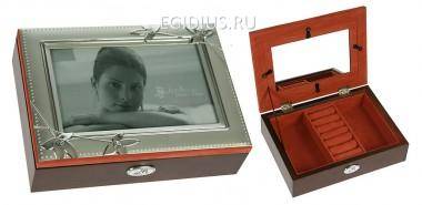 Шкатулка-фоторамка ювелирная Moretto 110-181 — Egidius.ru