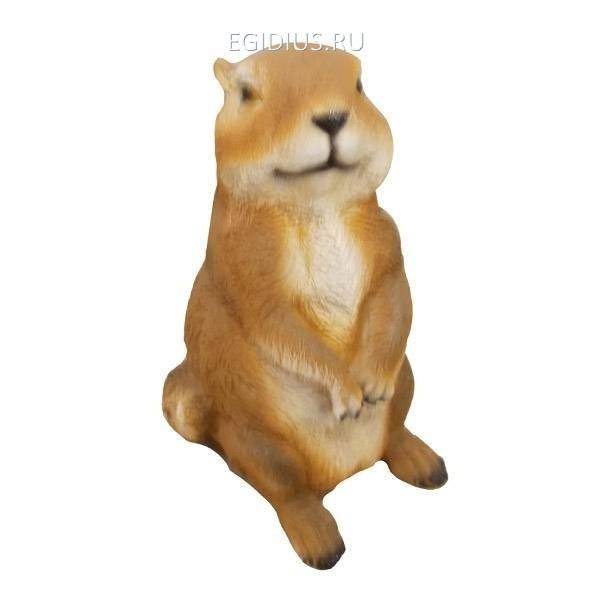 Фигура садовая Бурундук малый L12W14H20 см 81-6252 фото 1 — Egidius.ru