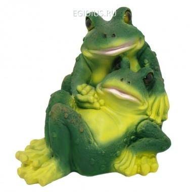 Фигура декоративная садовая &quot;Влюбленные лягухи&quot; L25W22H22.5 см 81-6614 — Egidius.ru