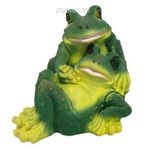 Фигура декоративная садовая "Влюбленные лягухи" L25W22H22.5 см 81-6614 фото 1 — Egidius.ru