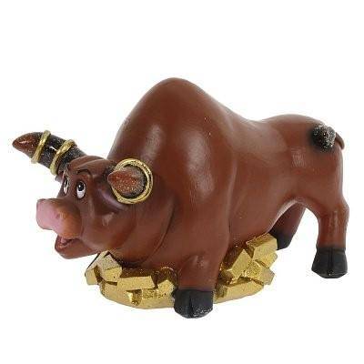 Копилка "Бычок" L19 W10 H11 см 82-1406 фото 1 &mdash; Egidius.ru