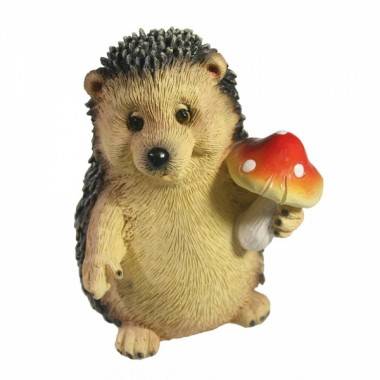 Садовая фигура &quot;Ежик с мухомором&quot; L9W8,5H11 81-6801 — Egidius.ru