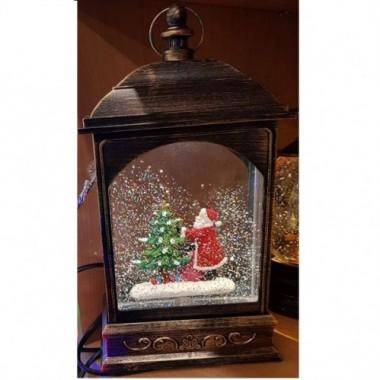 Новогодний фонарь музыкальный (батарейки,корпус металл) 30*15*7см 3-1-248 — Egidius.ru