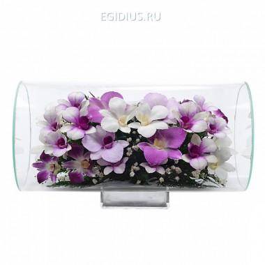 Цветы в стекле: Композиция из орхидей 200-161 — Egidius.ru