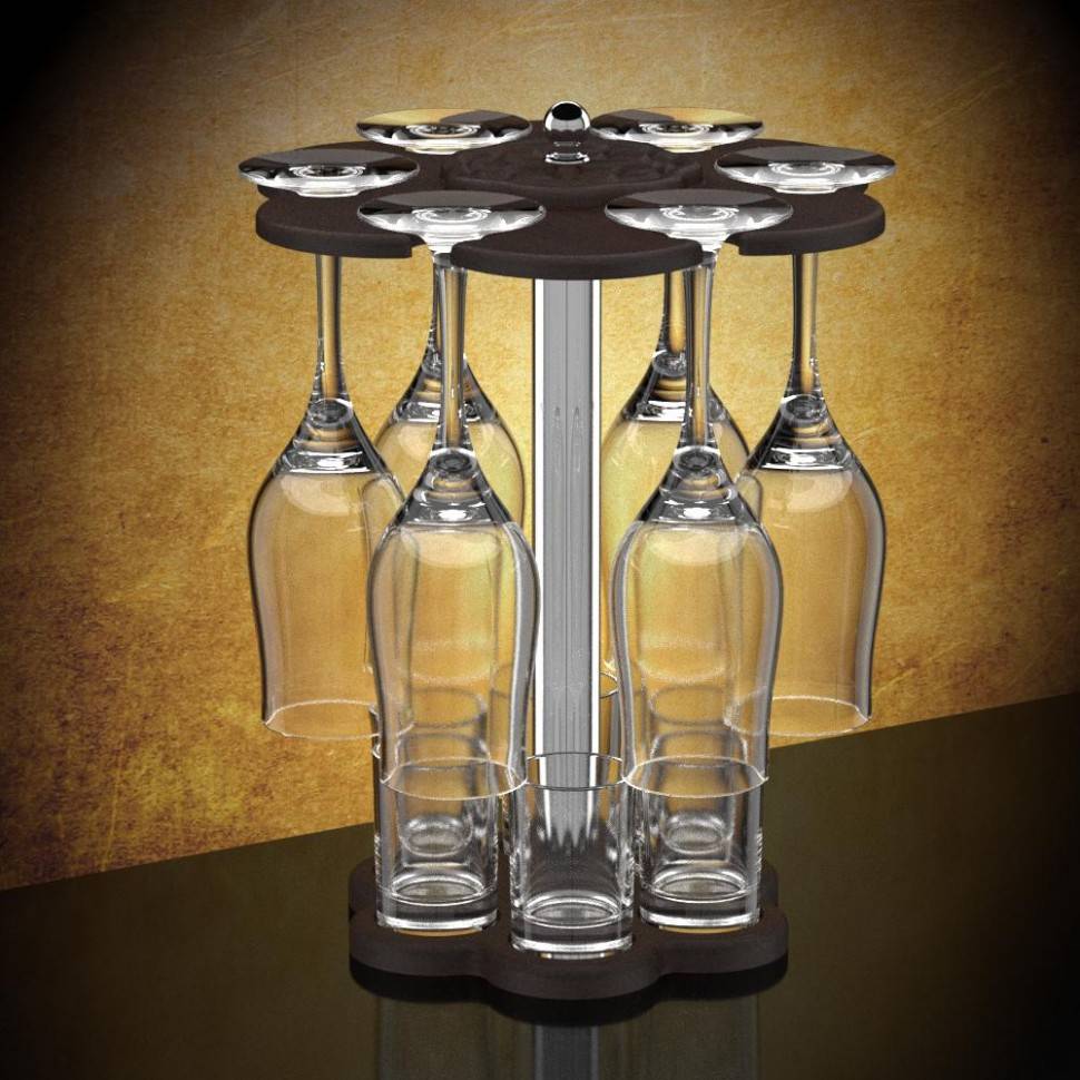 Мини-бар 12 предметов 160 Гладьё (темный) 71-0012 фото 1 &mdash; Egidius.ru