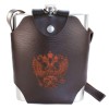 Фляжка нержавейка в кобуре с гербом РФ 48 oz (1,44л) 270-756 фото 1 — Egidius.ru
