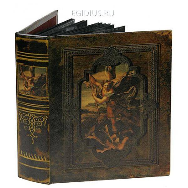 Фотоальбом-фолиант "Святой Михаил и сатана" на 200 фото 10*15см, 24*19*6см 110-322 фото 1 — Egidius.ru