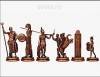 Шахматный набор "Троянская война" (зелен. мет. доска 36х36, дер. короб, фигуры золото/бронза) 31-0729 фото 3 — Egidius.ru