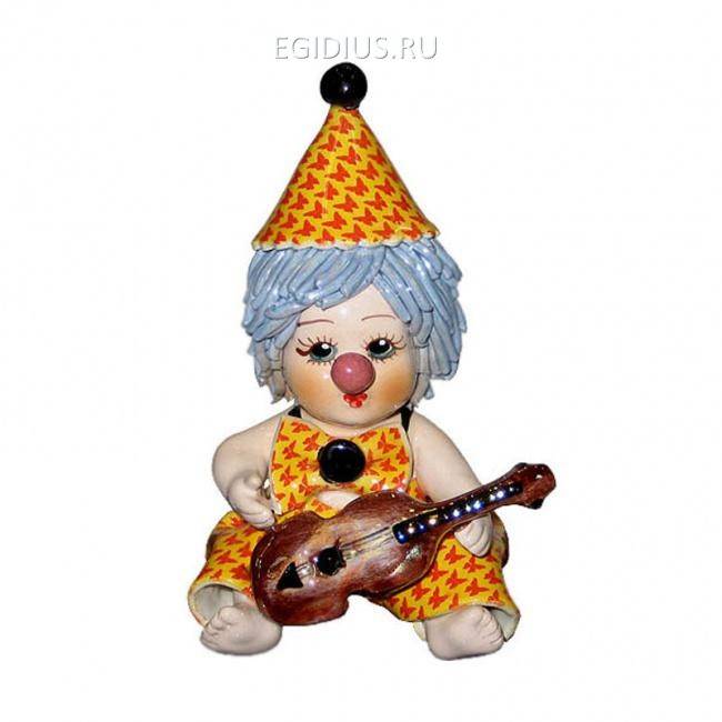 20028 Клоун со скрипкой h10 cm 705-202 фото 1 — Egidius.ru