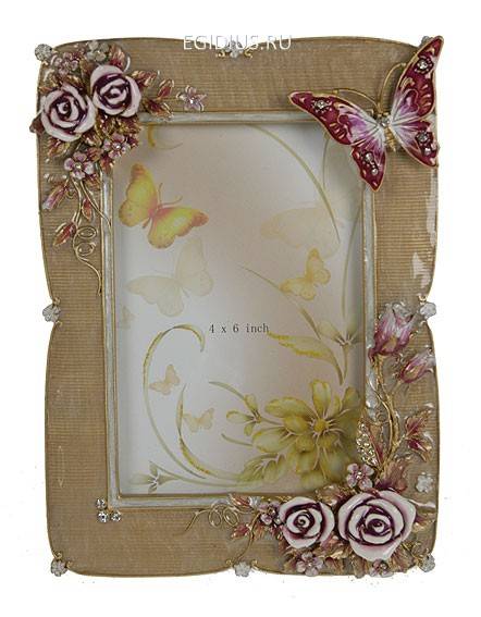 Фоторамка "Роза" для фото  106-060 фото 1 &mdash; Egidius.ru