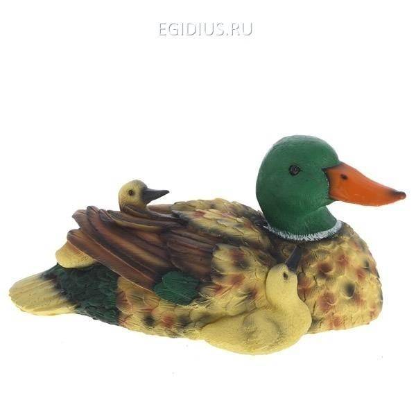 Фигура для сада и дачи Утка с утятами L30W19H15 см 81-6151 фото 1 — Egidius.ru