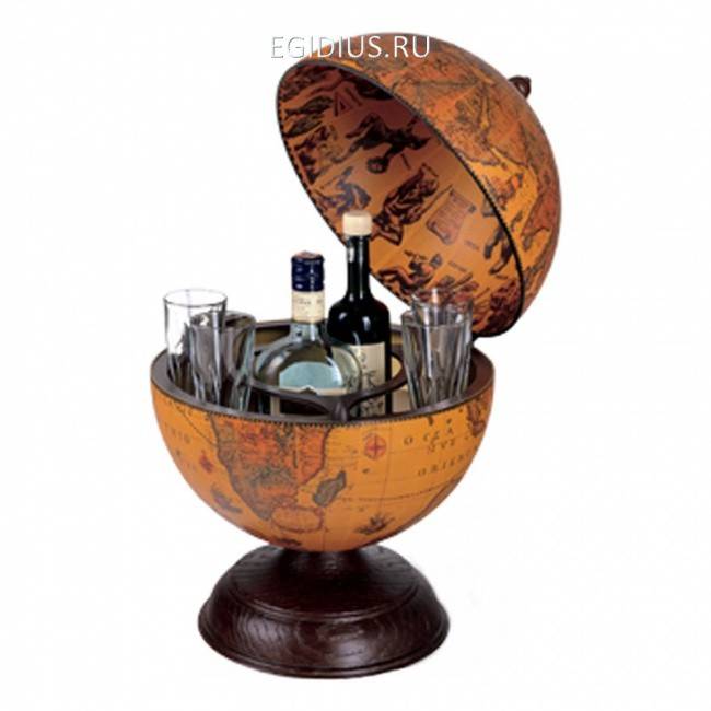Глобус-баp настольный, диам. 33см 700-028 фото 1 — Egidius.ru