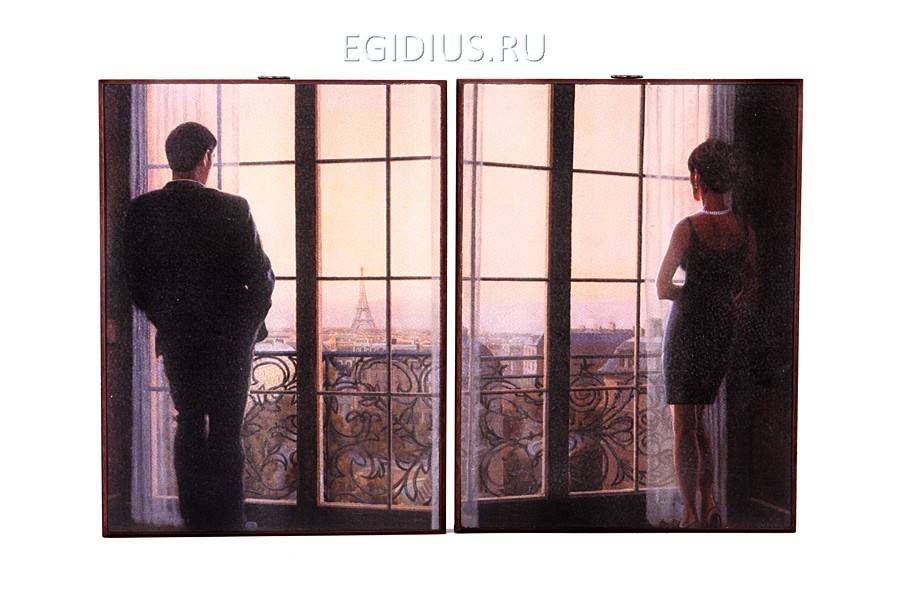 Комплект настенных панно из 2 шт.21*16 см. 319-624 фото 1 &mdash; Egidius.ru