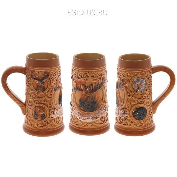 Кружка пивная Лось, 550мл 80-0565 фото 1 — Egidius.ru