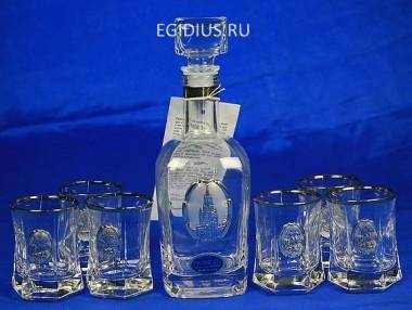 Подарочный набор для ликёра и водки Москва 25*29см 105-711 — Egidius.ru