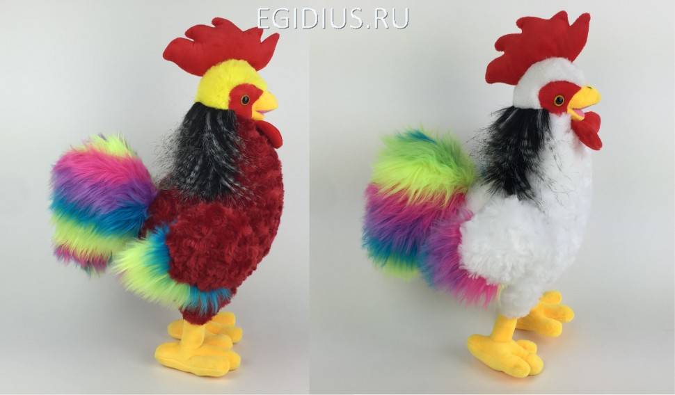 Мягкая игрушка "Петух-Мирон" 43 см 281-029 фото 1 &mdash; Egidius.ru